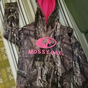 Mossy Oak Girls Pullover Jacket (s)